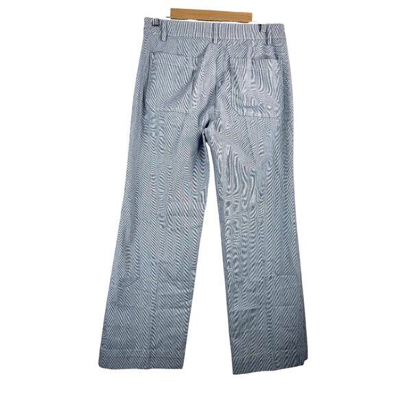 J.Crew Petite Lizzie high-rise patch-pocket wide-leg pant navy sz 29P - Picture 3 of 8